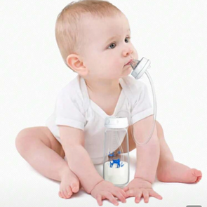 شیشه شیر بدون دخالت دست سایز بزرگ 240میل رنک صورتی