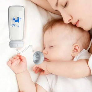 شیشه شیر بدون دخالت دست سایز بزرگ 240میل رنک صورتی