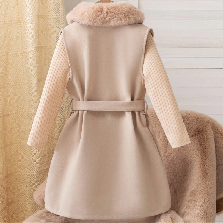 ست وارداتی دو تیکه پاییزه زمستانه دخترانه سایز پنج سال