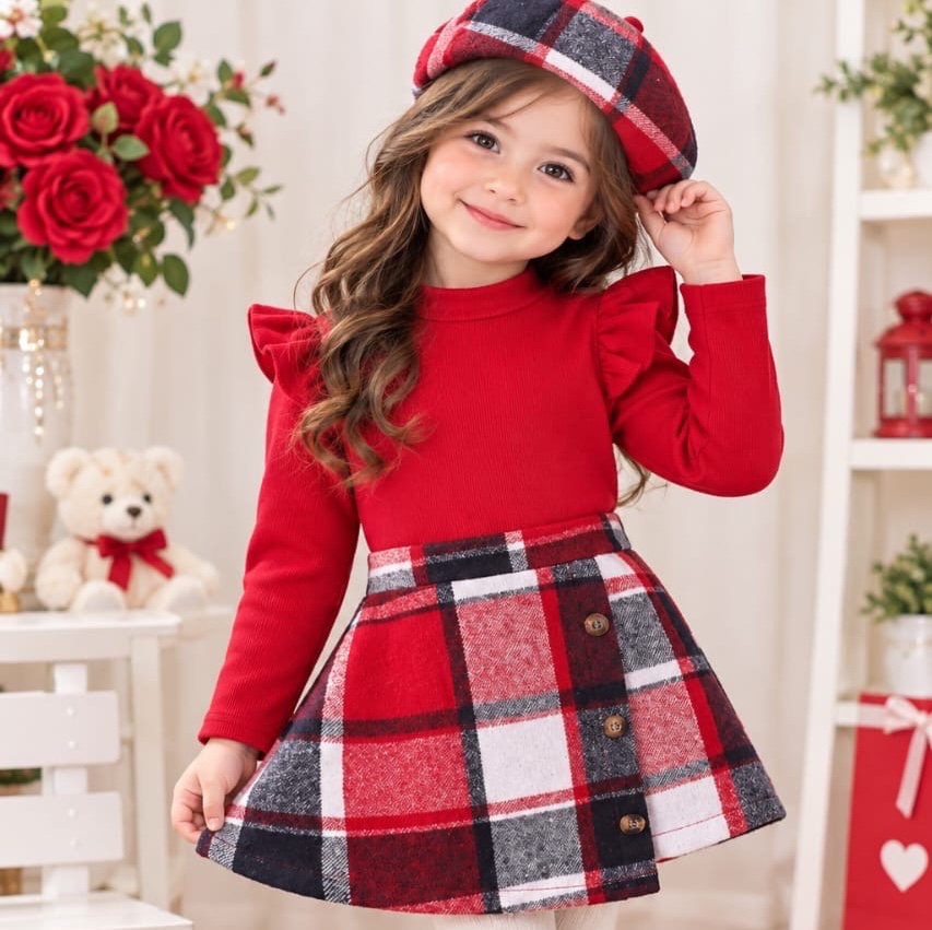 سه تیکه وارداتی دخترانه پاییزه زمستونه مناسب چهار سال