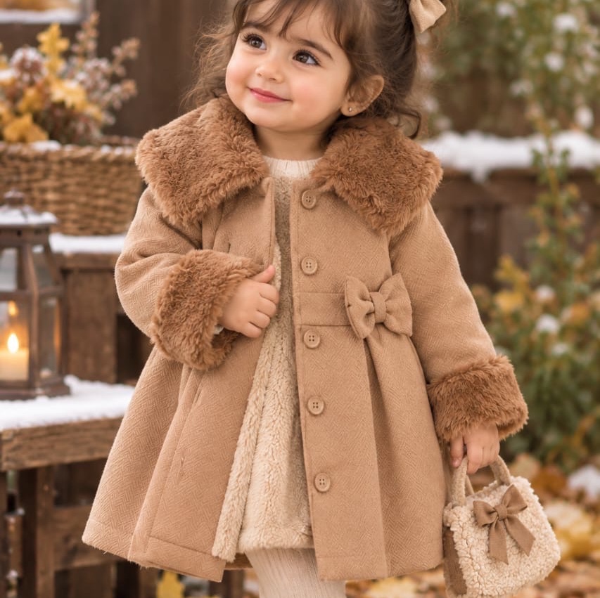 پالتو شیک دخترانه هجده تا 24 ماه وارداتی